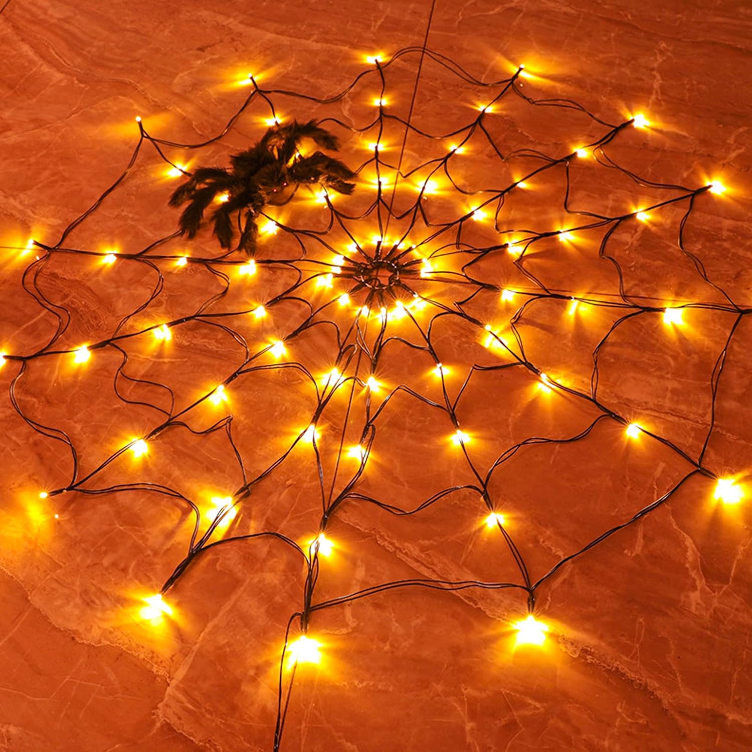 Halloween Led String Lights Orange - 1-4 قطع من أضواء السلسلة LED