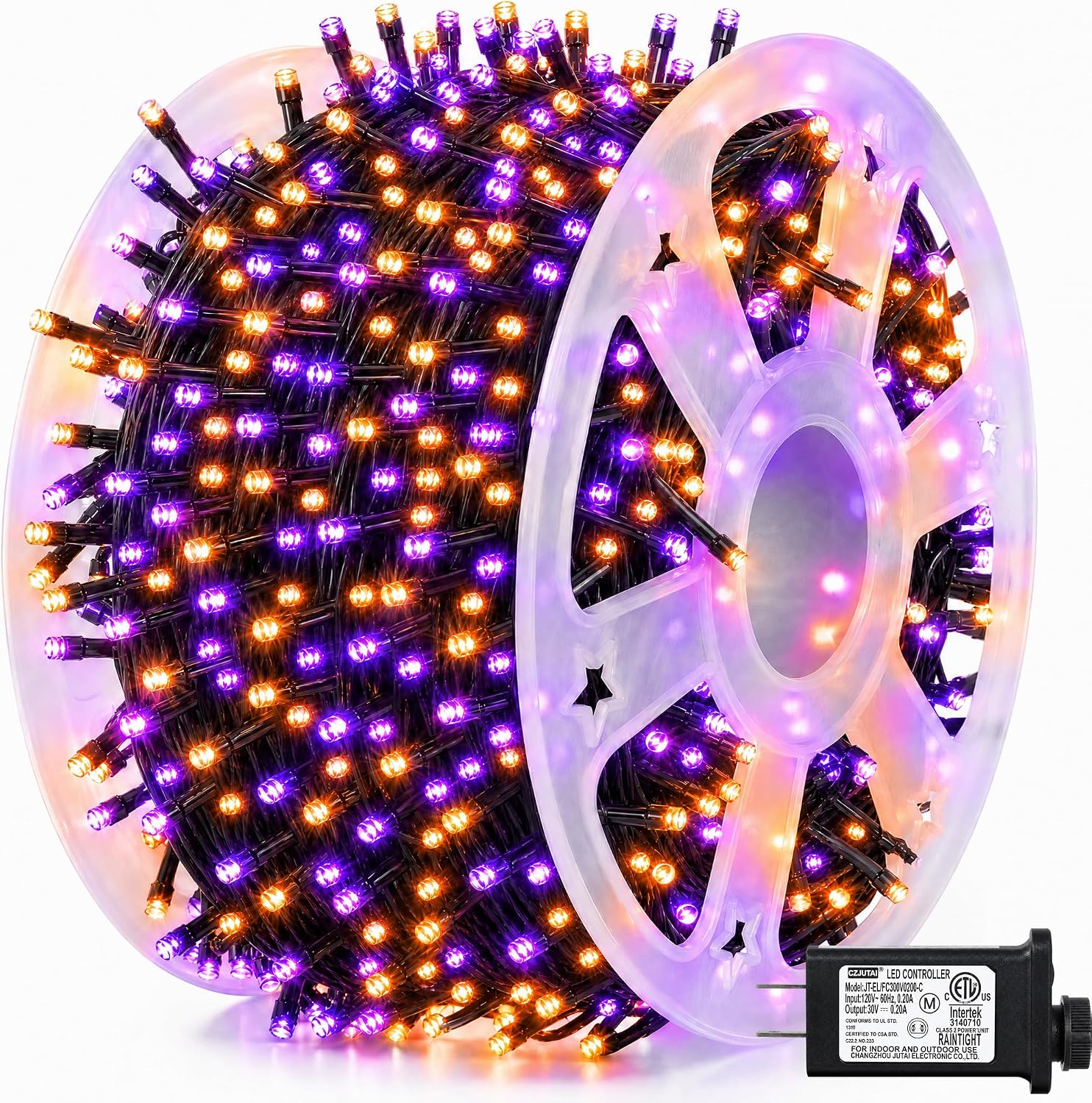 Halloween Led String Lights Orange - أضواء هالوين المبهرة بطول 164 قدمًا