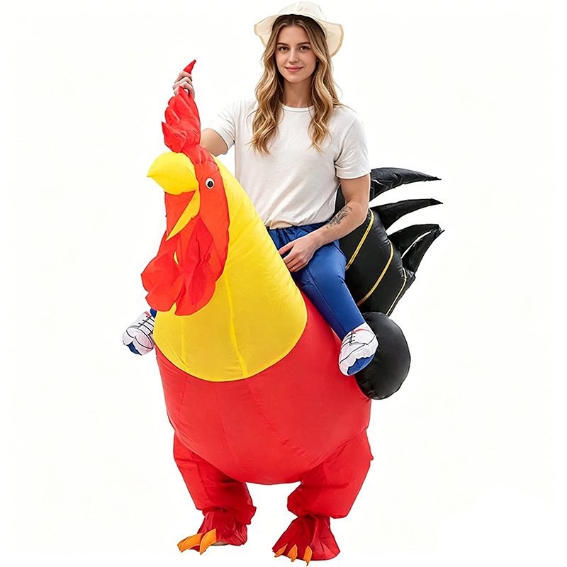 Halloween Costume Adult - أزياء دجاجة مضحكة قابلة للنفخ لعيد