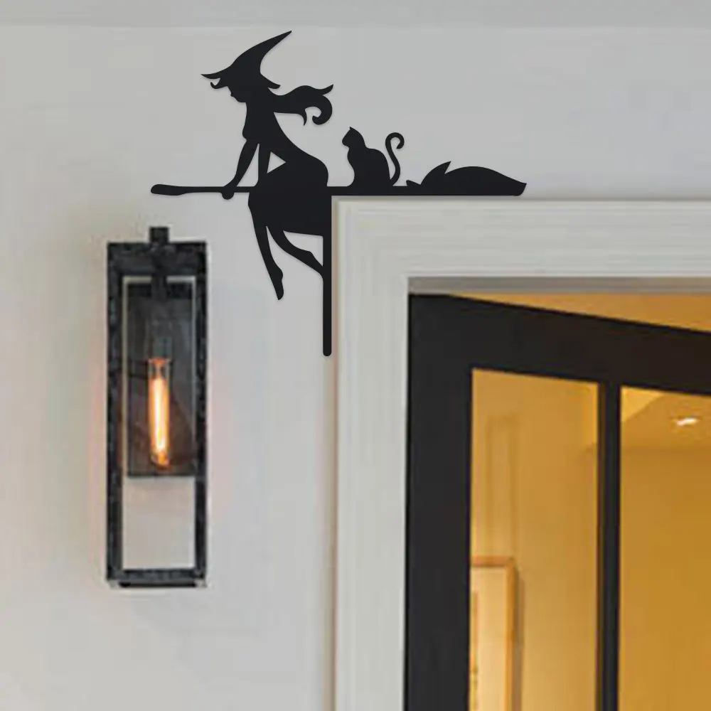 Spider Web Halloween Decoration - مجموعة زينة إطار الباب للهالوين -