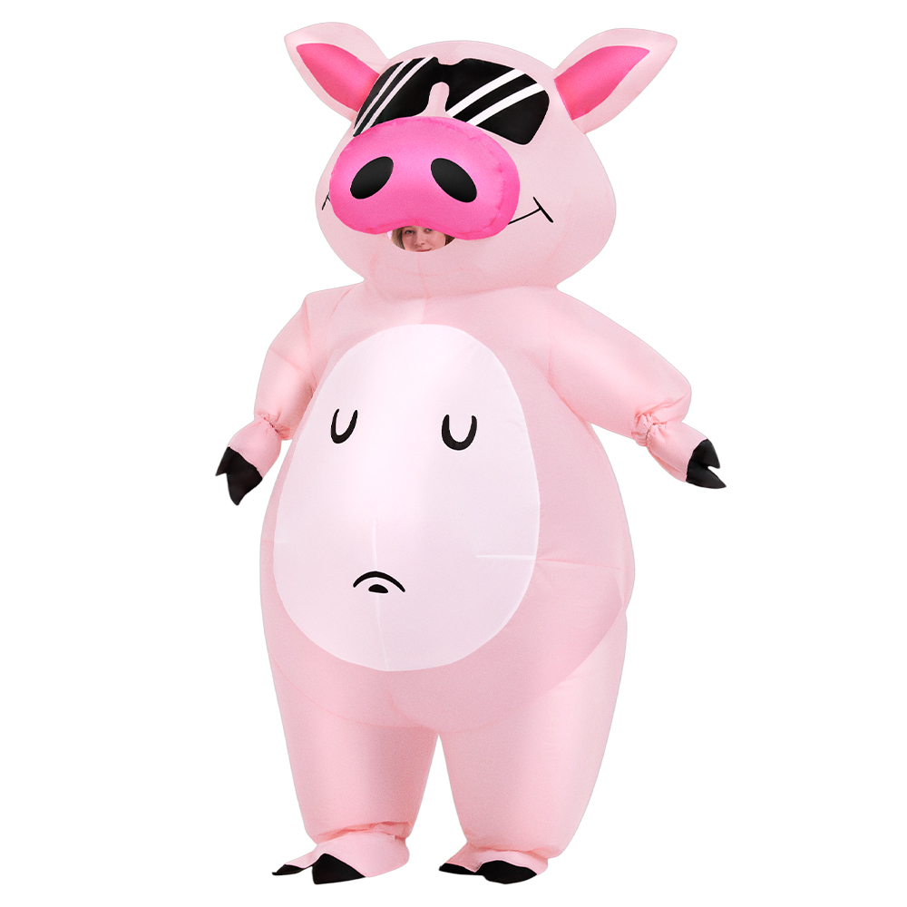 زي قابل للنفخ على شكل خنزير كر - مراجعة Halloween Costume Adult وسعره