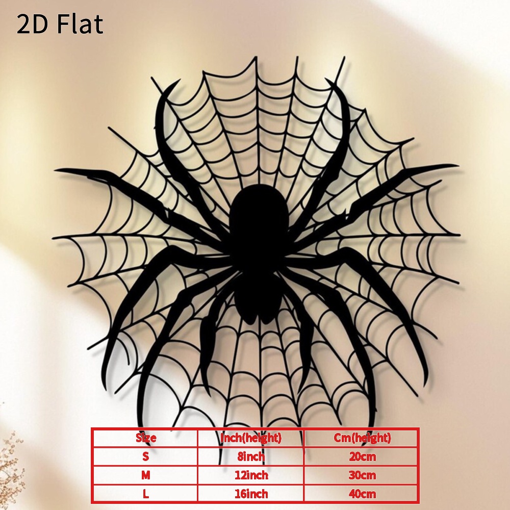 هيلويونغ: لوحة فنية جدارية على - مراجعة Spider Web Halloween Decoration وسعره