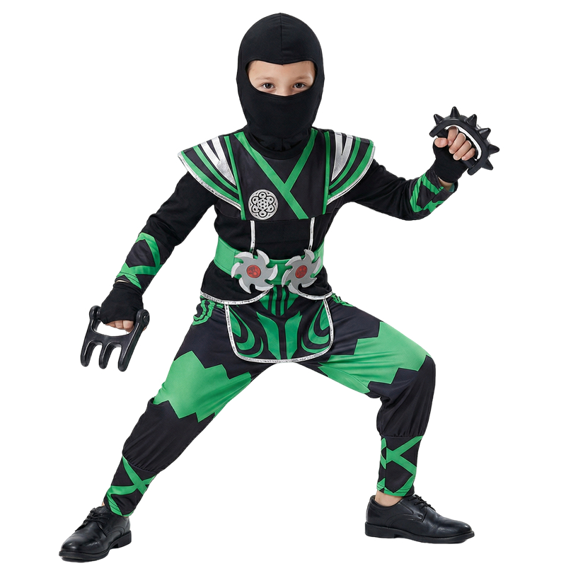 مجموعة أزياء النينجا اليابانية - مراجعة Halloween Costume Kids وسعره