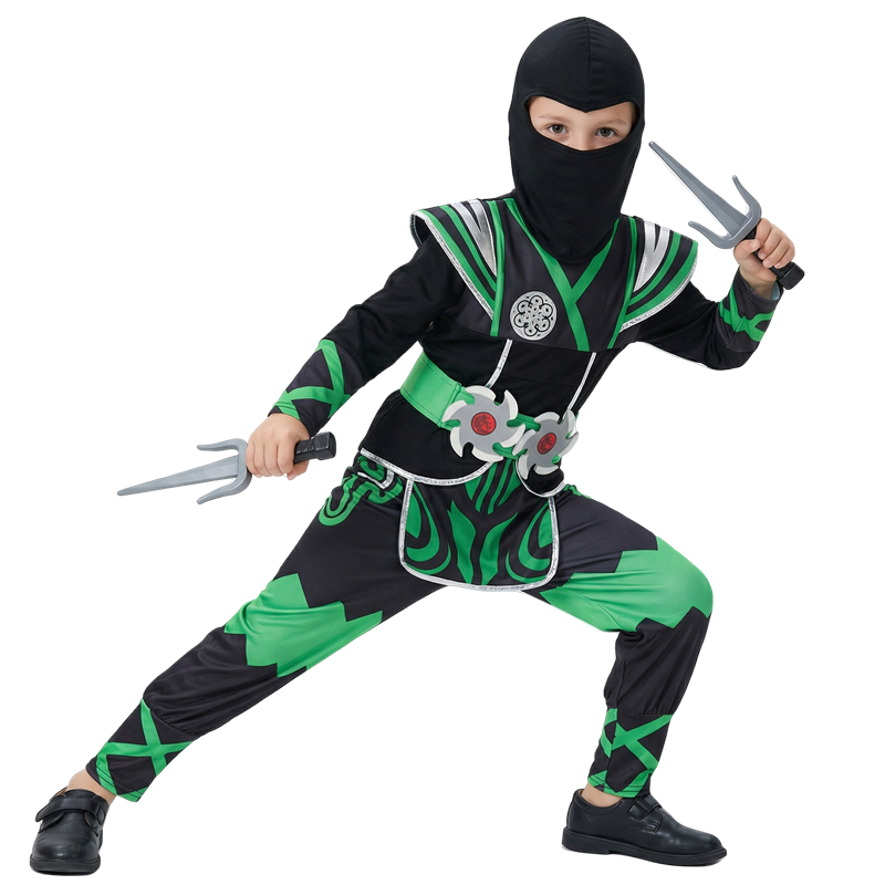 مجموعة أزياء النينجا اليابانية - مراجعة Halloween Costume Kids وسعره