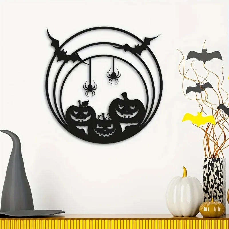لوحة جدارية معدنية لعيد الهالو - مراجعة Spider Web Halloween Decoration وسعره