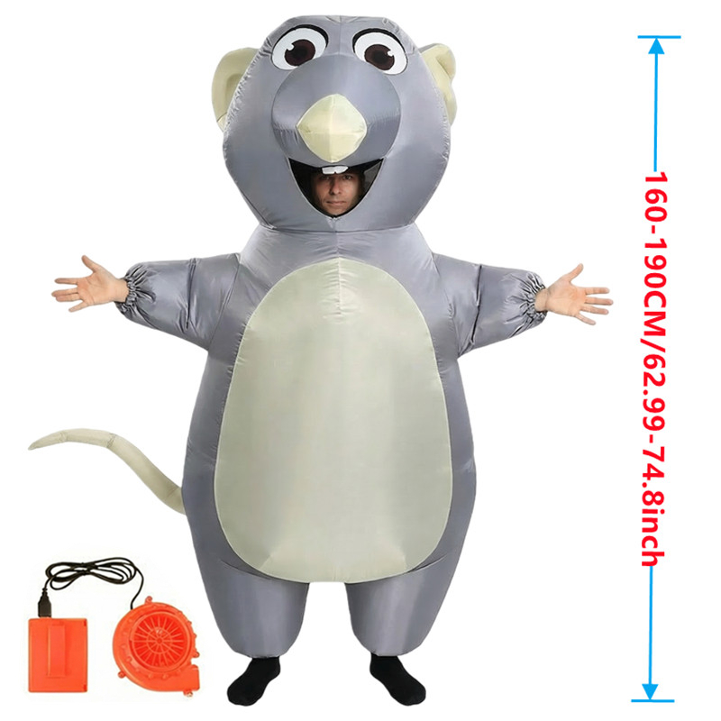 زي تنكري على شكل فأر كرتوني قا - مراجعة Halloween Costume Adult وسعره