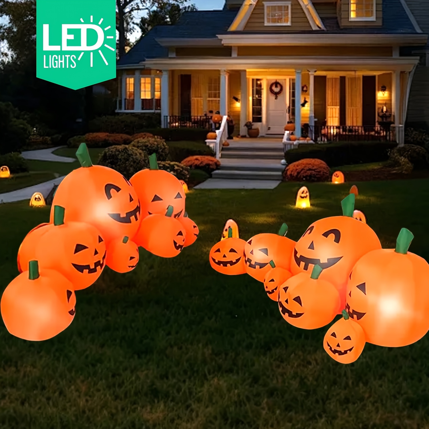 وصول جديد: زينة اليقطين القابل - مراجعة Halloween Pumpkin Decor Led وسعره
