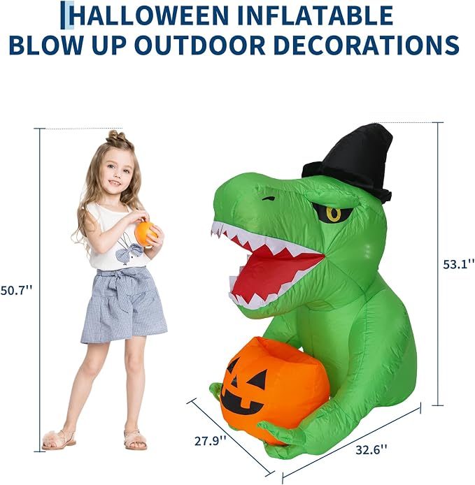 مجموعة زينة الهالوين الخارجية  - مراجعة Halloween Pumpkin Decor Led وسعره