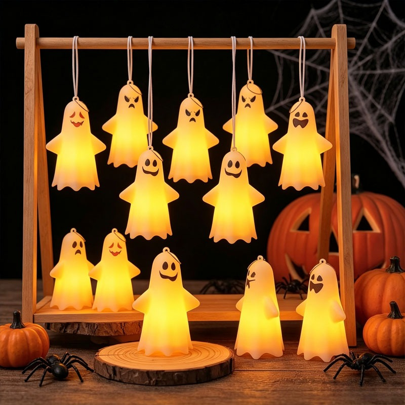 فانوس شبح الهالوين المصغر المع - مراجعة Pumpkin Lantern Halloween وسعره