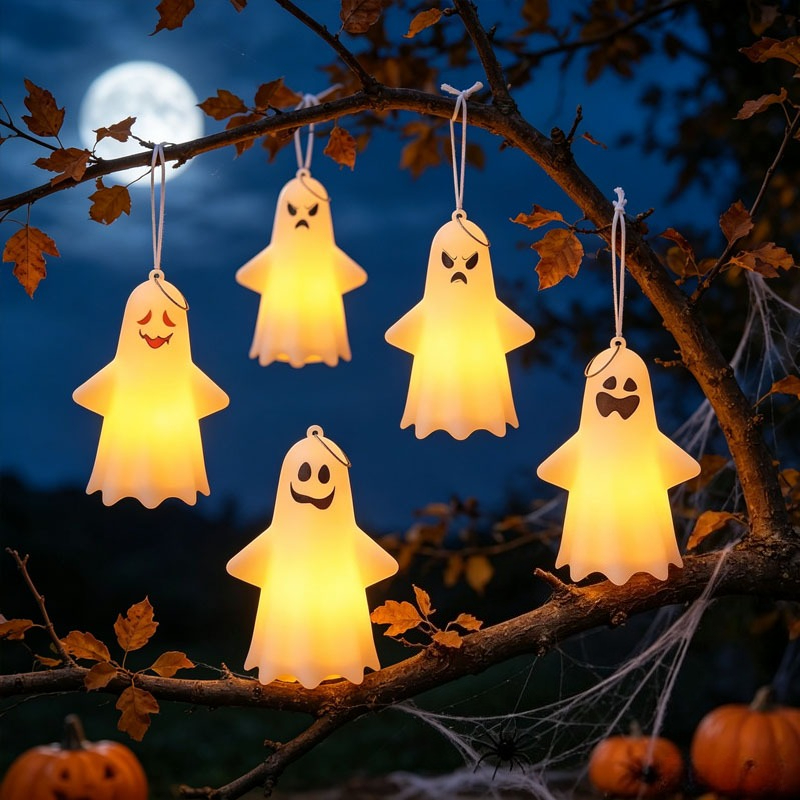 فانوس شبح الهالوين المصغر المع - مراجعة Pumpkin Lantern Halloween وسعره